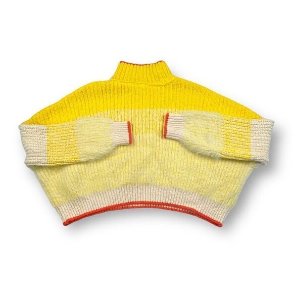 Free People Sunbrite Oversized Striped Sweater Size Medium - Picture 5 of 7